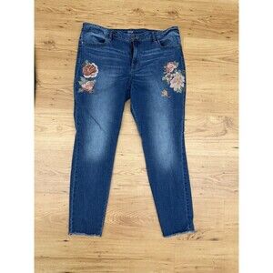 A New Approach A.N.A Floral Denim Jeggings